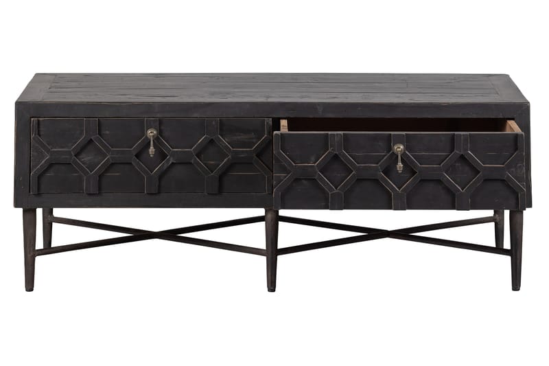 FREDERIX Soffbord 120 cm Svart - Möbler - Bord
