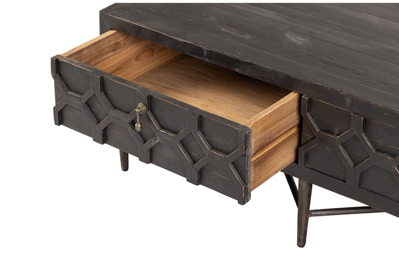 FREDERIX Soffbord 120 cm Svart - Möbler - Bord