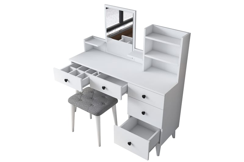 Fynnian Sminkbord 122,2 cm - Vit - Möbler - Bord