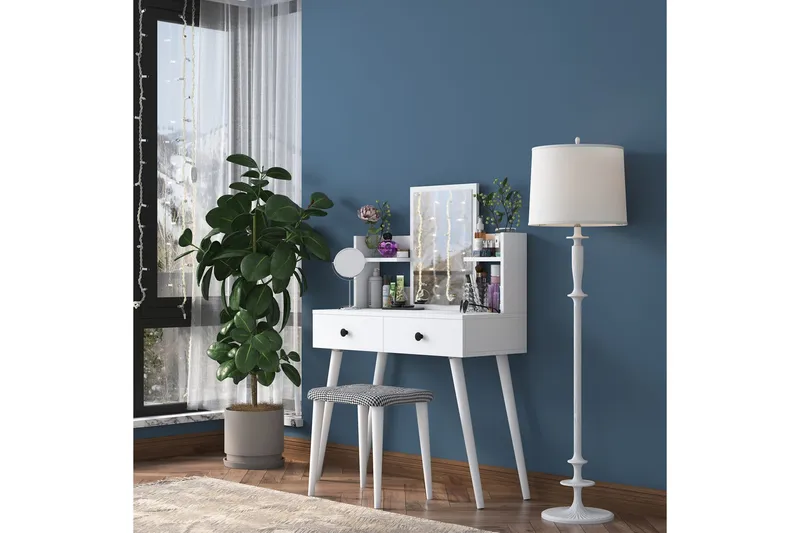 Fyodor Sminkbord 97,8 cm - Vit - Möbler - Bord