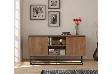Gawlow Konsollbord 140 cm - Mörkbrun/Svart - Möbler - Bord