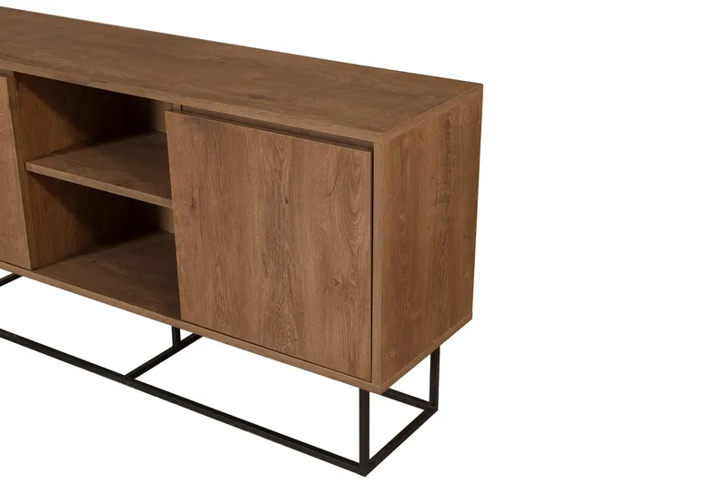 Gawlow Konsollbord 140 cm - Mörkbrun/Svart - Möbler - Bord