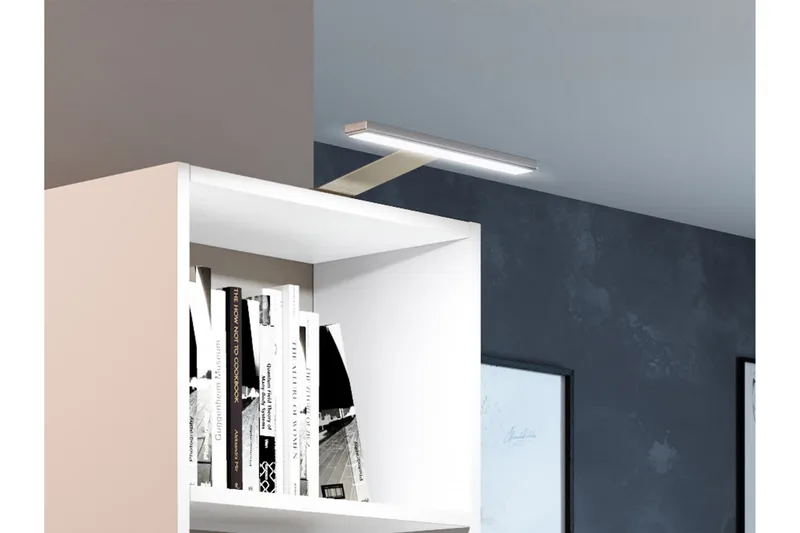 Gdeide Skrivbord 125 cm med Förvaring Hylla - Ekfärg/Beige - Möbler - Bord