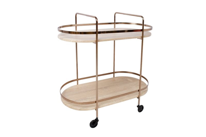 Genova Serveringsbord 80x42x80 cm Ljusbrun - Möbler - Bord