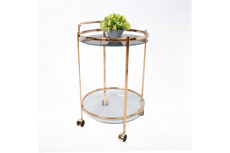 Genova Serveringsbord 80x42x80 cm Ljusbrun - Möbler - Bord