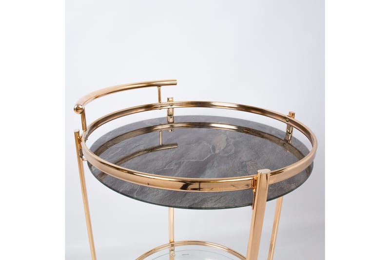 Genova Serveringsbord 80x42x80 cm Ljusbrun - Möbler - Bord