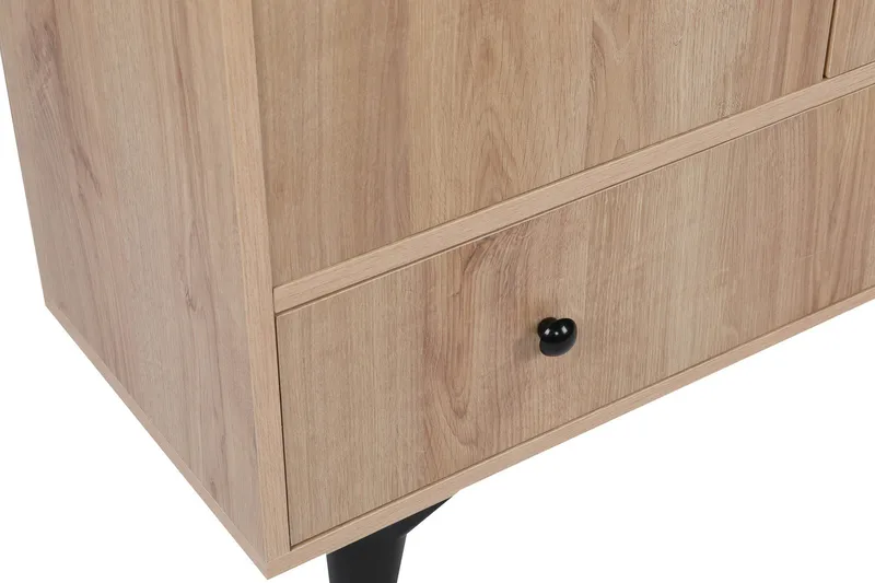 Gibia Sidobord 90 cm - Natur/Svart - Möbler - Bord