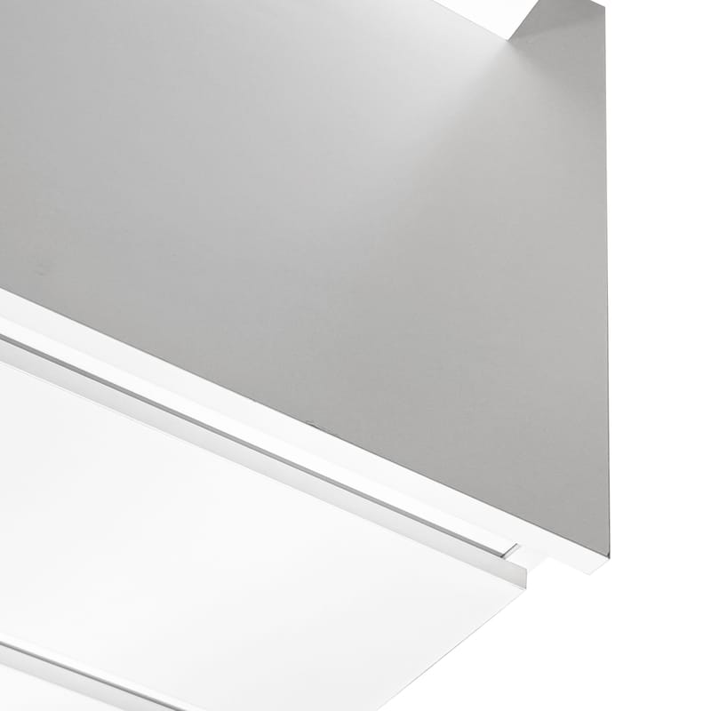 Glow Sminkbord 94 cm med spegel lådor och pall - LED Belysning - Vit - Möbler - Bord