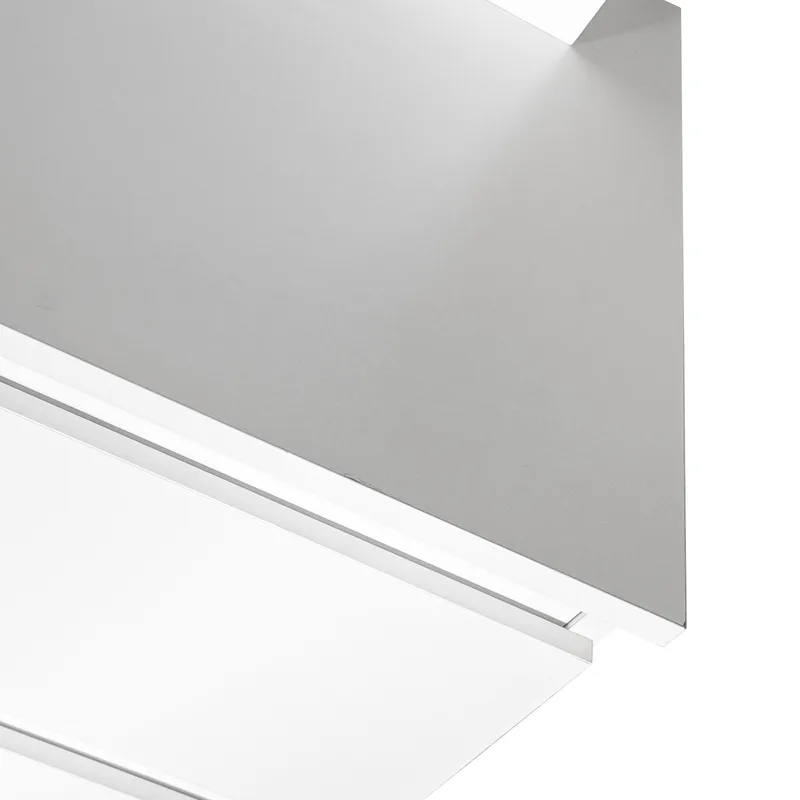 Glow Sminkbord 94 cm med spegel lådor och pall - LED Belysning - Vit - Möbler - Bord
