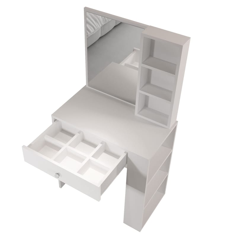 Gravo Sminkbord 69,4x135x40 cm - Vit - Möbler - Bord