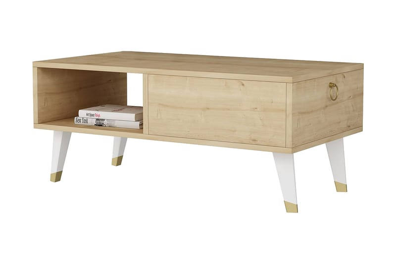 Grimberg Soffbord 90x42,4x90 cm Blå - Möbler - Bord