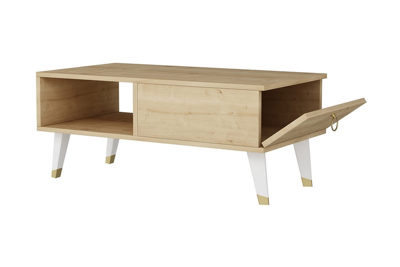 Grimberg Soffbord 90x42,4x90 cm Blå - Möbler - Bord