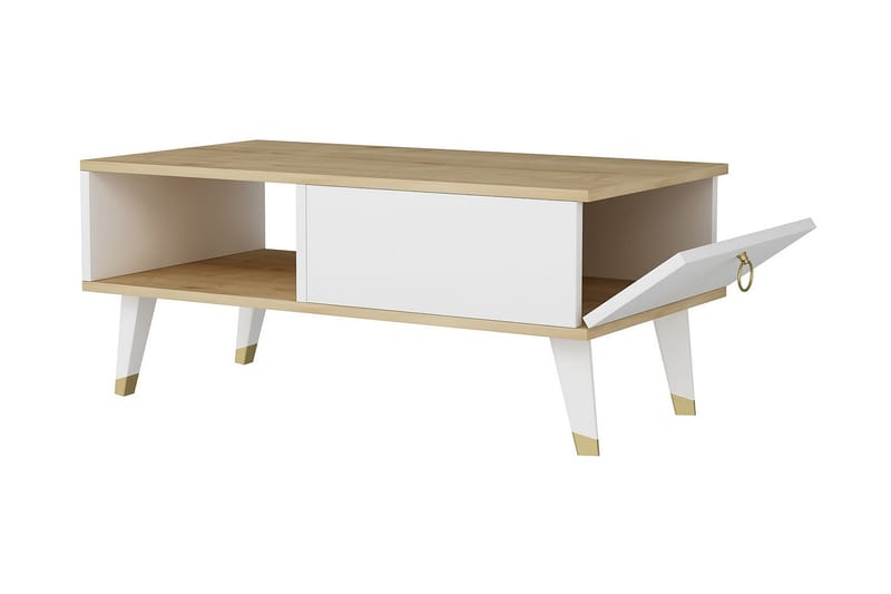 Grimberg Soffbord 90x42,4x90 cm Blå - Möbler - Bord
