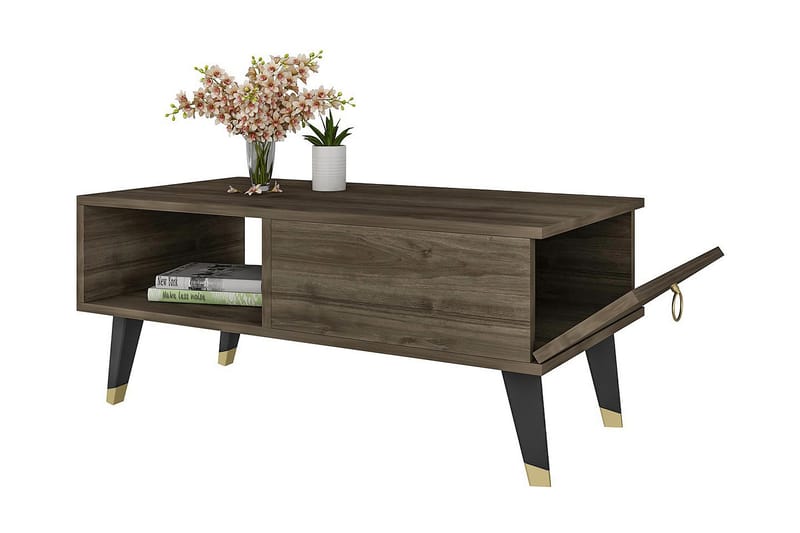 Grimberg Soffbord 90x42,4x90 cm Brun - Möbler - Bord