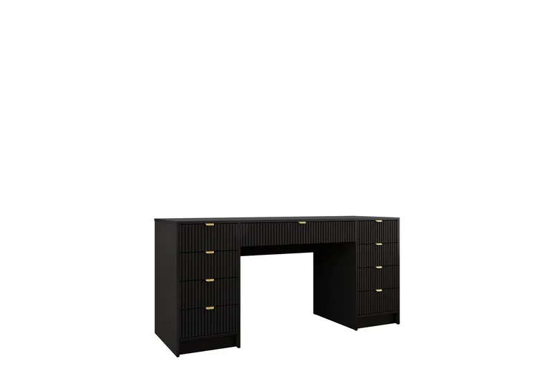 Gudelia Sminkbord 154 cm, Svart