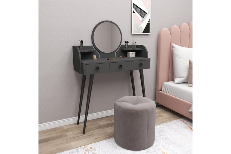 Habiba Sminkbord 93,6 cm - Antracit - Möbler - Bord