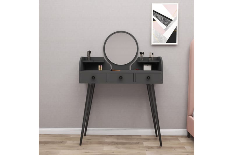 Habiba Sminkbord 93,6 cm - Antracit - Möbler - Bord