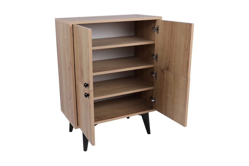 Harbiyes Sidobord 70 cm - Natur/Svart - Möbler - Bord