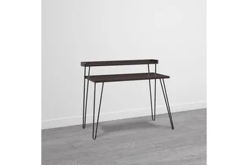 Haven Skrivbord 114 cm med Förvaring Hylla Espresso/Svart - Dorel Home - Möbler - Bord