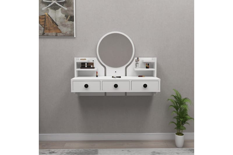 Hines Sminkbord 90 cm - Vit - Möbler - Bord