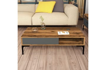 Hommaz Soffbord 105x32,6x105 cm - Brun - Möbler - Bord