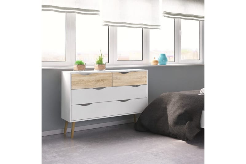 Hostafranc Sminkbord 99 cm - Vit - Möbler - Bord