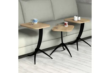Hovdane Satsbord 45 cm 3 Bord - Brun - Möbler - Bord