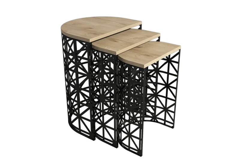 Hovdane Satsbord 46 cm Halvcirkel 3 Bord - Möbler - Bord