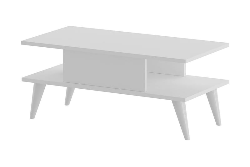 HULSHORST Soffbord 90x40x90 cm Vit - Möbler - Bord