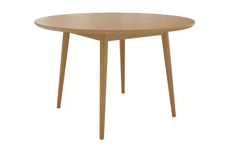 Ingram Runt Matbord i Trä med Ekutseende, Beige