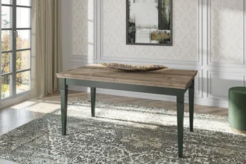 Ivreri Förlängningsbart Matbord 160 cm - Khaki/Natur - Möbler - Bord