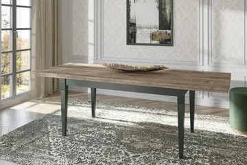 Ivreri Förlängningsbart Matbord 160 cm - Khaki/Natur - Möbler - Bord