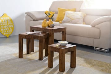 Jaisen Satsbord 45 cm 3 Bord - Massivt Trä - Möbler - Bord