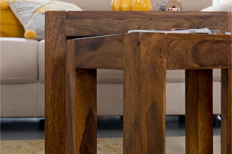 Jaisen Satsbord 45 cm 3 Bord - Massivt Trä - Möbler - Bord