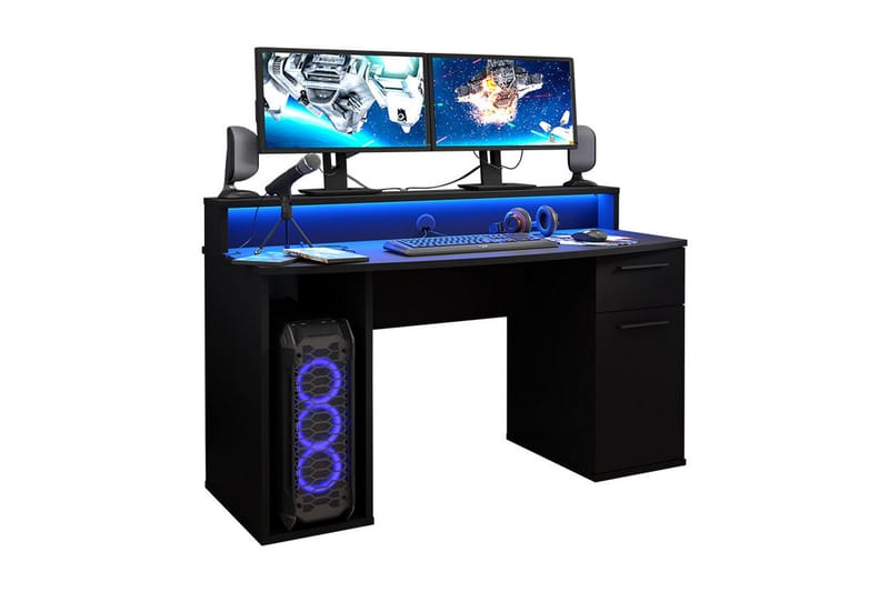 JALANCE Gamingbord 140 cm Svart - Gamingbord & datorbord - Bord