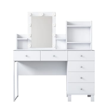 Jornes Sminkbord 120x136,8x40 cm - Vit - Möbler - Bord