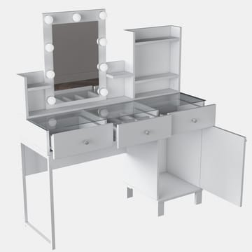 Jornes Sminkbord 120x136,8x40 cm - Vit - Möbler - Bord