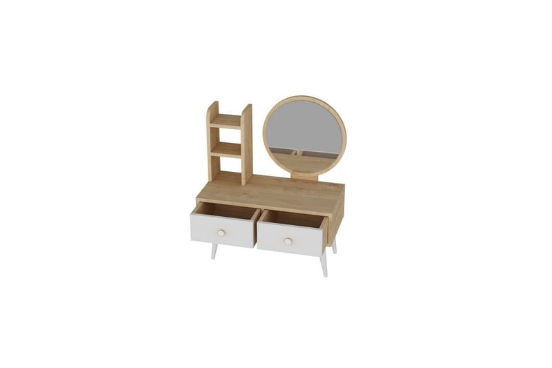Jorvan Sminkbord 70 cm - Vit/Blå - Möbler - Bord