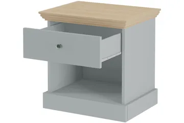 Jundapah Sängbord 45x35 cm - Grå/Brun - Möbler - Bord