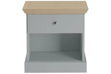 Jundapah Sängbord 45x35 cm - Grå/Brun - Möbler - Bord