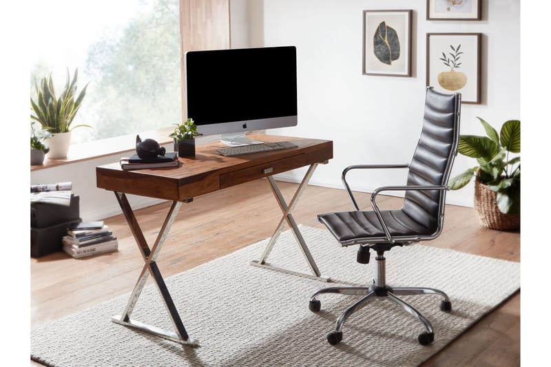 KACHOUR Skrivbord 120 cm Rektangulär Natur - Möbler - Bord