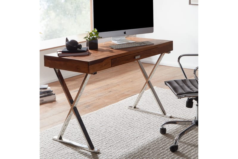 KACHOUR Skrivbord 120 cm Rektangulär Natur - Möbler - Bord