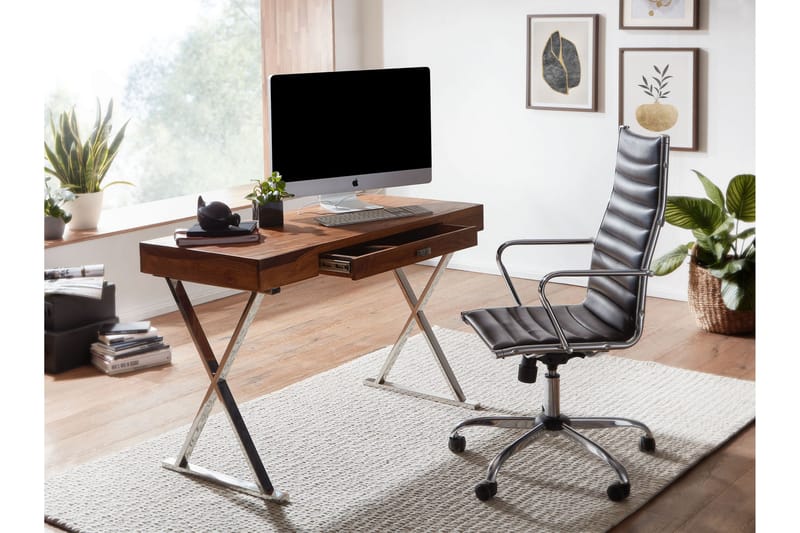KACHOUR Skrivbord 120 cm Rektangulär Natur - Möbler - Bord