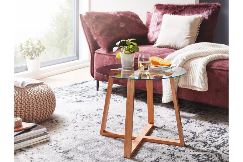 KACHOUR Soffbord 58 cm Rund Natur - Möbler - Bord
