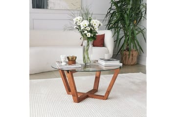 Kafrein Soffbord 75x35x75 cm - Brun - Möbler - Bord
