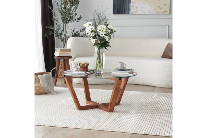 Kafrein Soffbord 75x35x75 cm - Brun - Möbler - Bord