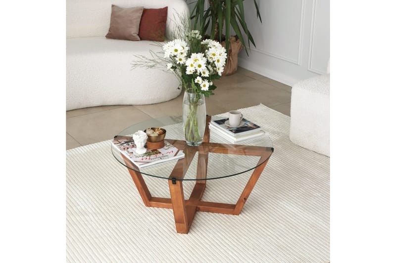 Kafrein Soffbord 75x35x75 cm - Brun - Möbler - Bord