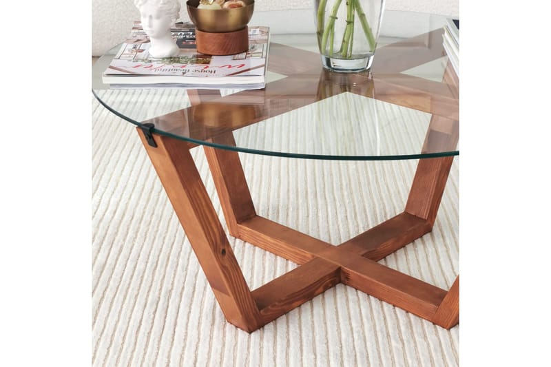 Kafrein Soffbord 75x35x75 cm - Brun - Möbler - Bord