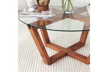 Kafrein Soffbord 75x35x75 cm - Brun - Möbler - Bord