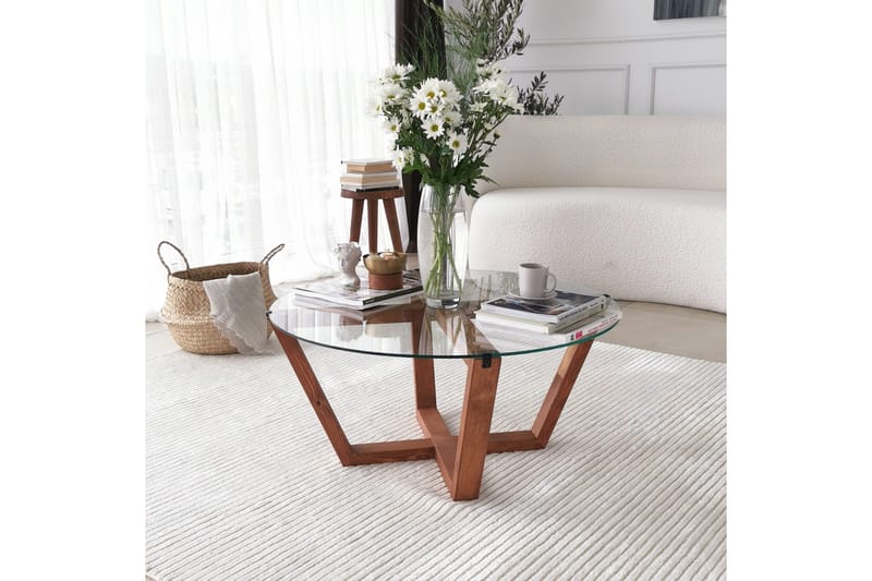 Kafrein Soffbord 75x35x75 cm - Brun - Möbler - Bord